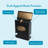 Designer Vertical Wall-Mount Locking Mailbox-111241076