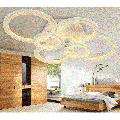 Airanna Acrylic LED Semi Flush Mount