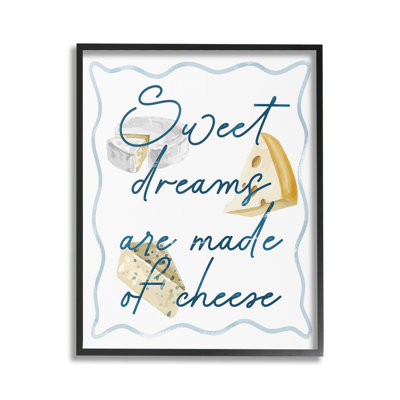 Bd-467_FG " Dreams Of Cheese Single Picture Frame " by Lil' Rue on Canvas