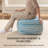 Maryann 16" Blue Upholstered Pouf Ottoman-117301719