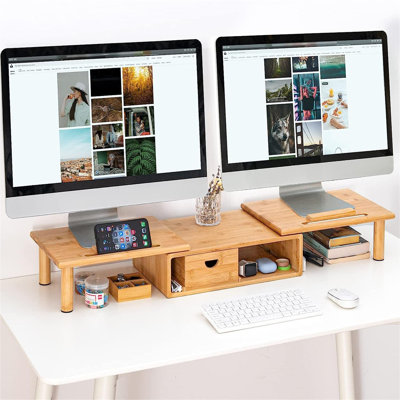 Bamboo Monitor Stand