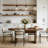 62.99-Inch Oval Solid Wood Dining Table For Dining Room, Kitchen