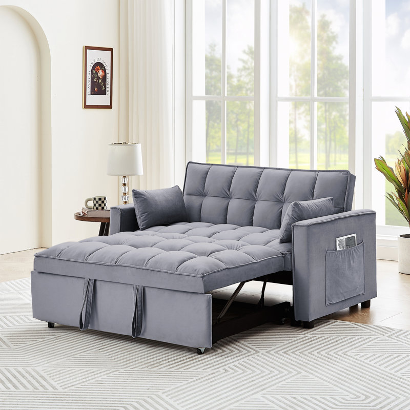 Canapé-lit convertible Modern, Gris foncé