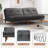 Kyall 68'' Upholstered Reclining Sleeper Sofa