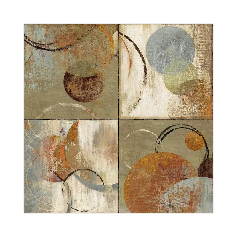 Collision 1 Piece Wrapped Canvas Wall Art, 93.98 cm H x 93.98 cm W x 3.175 cm D