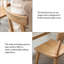 Chaise en bois massif Minimalist