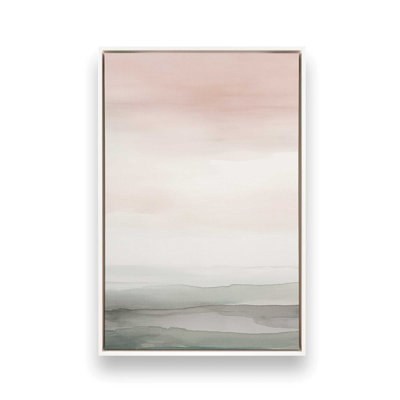 Peach Tranquility III Canvas Print