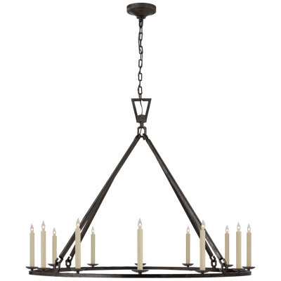 Chapman & Myers Darlana Medium Single Ring Chandelier