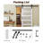 Glass and Manufactured Wood Sliding Barn Door with Installation Hardware Kit-86475563
