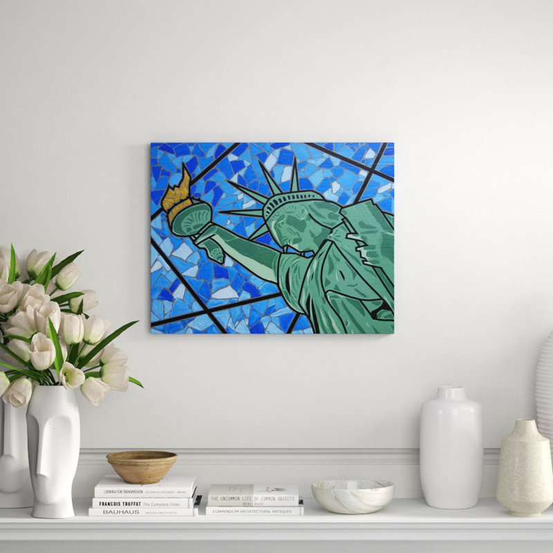 Liberty Painting by Eddie Bruckner