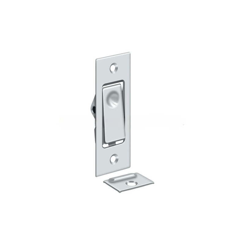 Pocket Door Hardware, Polished Chrome