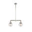 Luminaire suspendu pour îlot de cuisine 2 lumières Clementina-32985898-32985904-32985896
