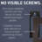 Radiant 4-Gang Decorator Rocker Screwless Wall Plate-39722308
