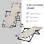 Chaise longue pliante pour l'extérieur Outsunny-1761720779