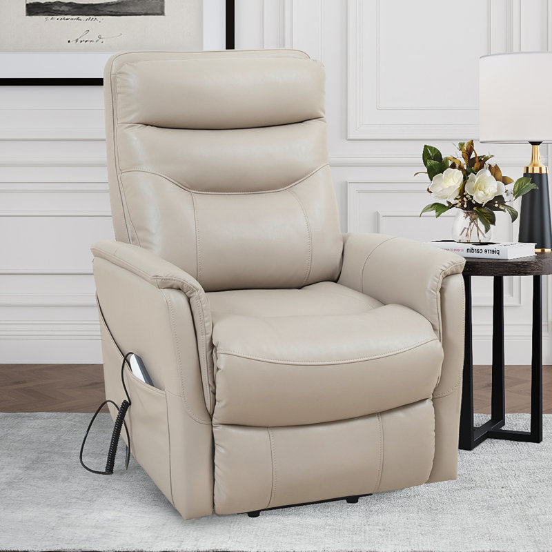 Akeelah 42" Wide Standard Recliner, Softy Ivory