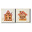 «Gingerbread House I», ensemble de 2 reproductions d'art sur toile tendue-287514600