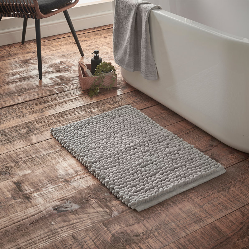 Aspen Bobble Bath Mat, Grey