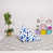 Toile - bulles bleues et blanches est en rupture de stock