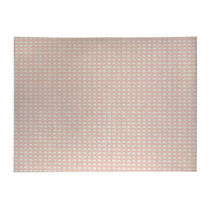 Paillasson intérieur Gilroy, L 36 po x L 60 po, Rose