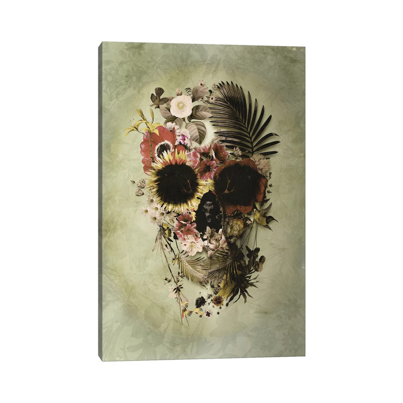 Garden Skull Light by Ali Gulec - Wrapped Canvas Print, 152.5 cm H x 101.5 cm W