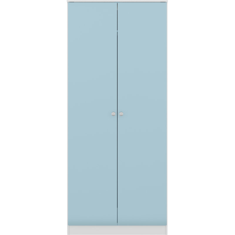Sydnea 2 Door Wardrobe, Blue