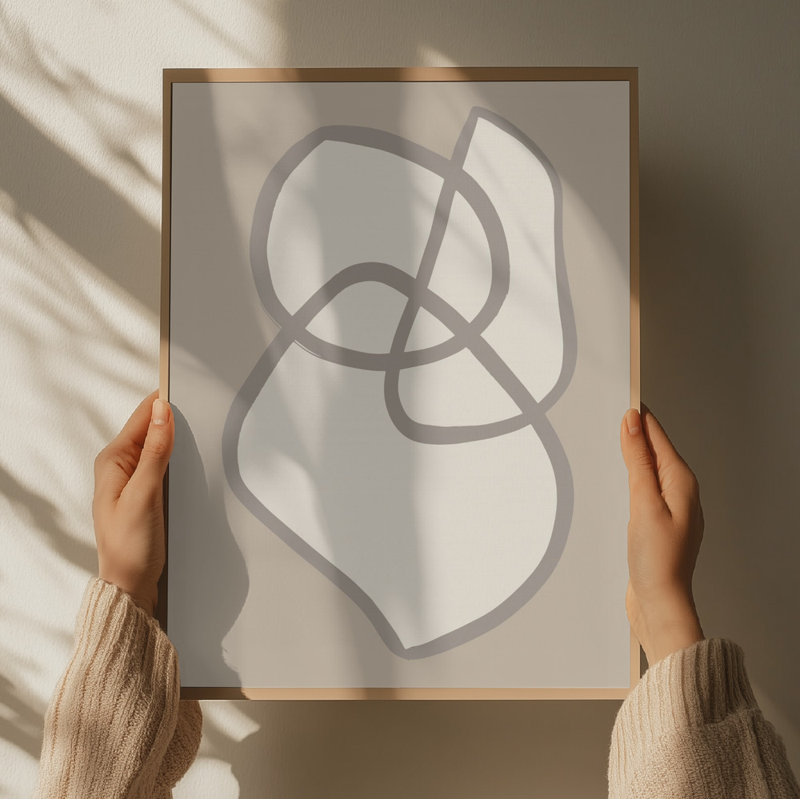 Shape 13, 91.44 cm H x 60.96 cm W, Natural