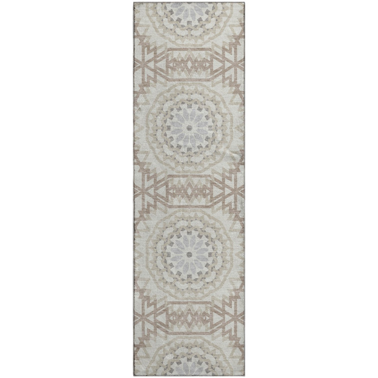 Premium Machine Washable Cerrito Ivory Rug