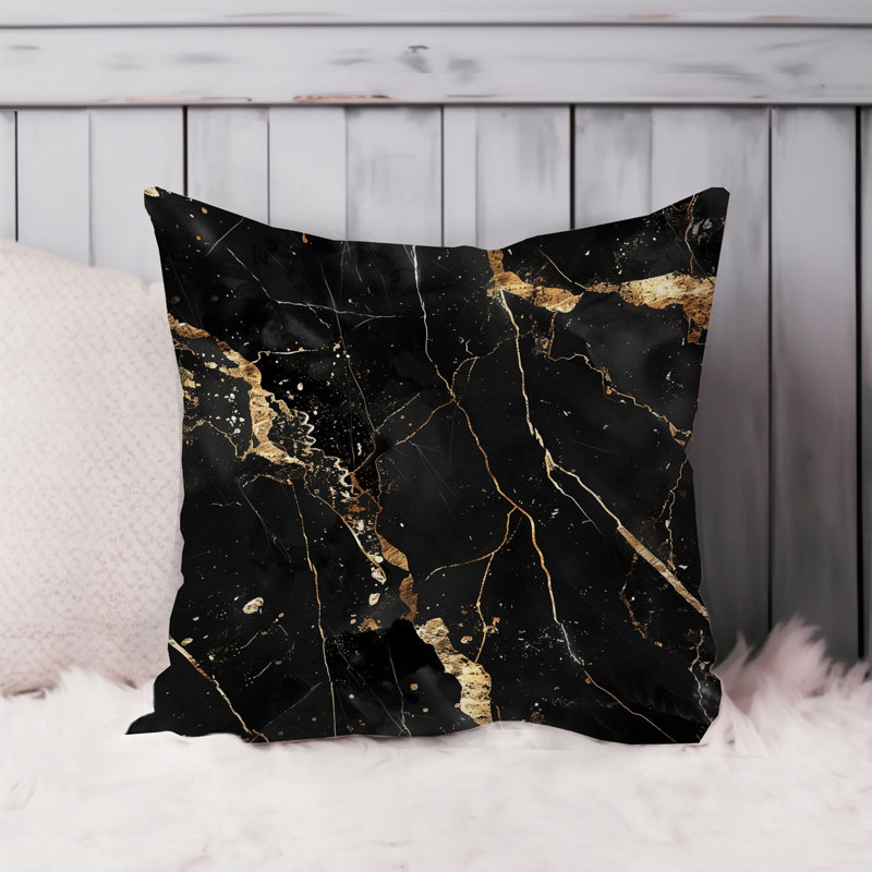 Abstract Geode Marble Patterns - XV Modern Throw Pillow Cover, 20x20