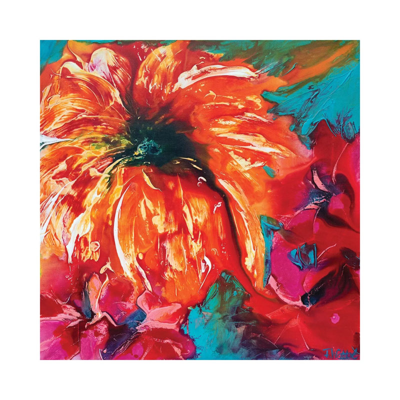 «Tropical Garden III», reproduction d'art, Toile tendue, H 37 po x l 37 po x P 1,5 po