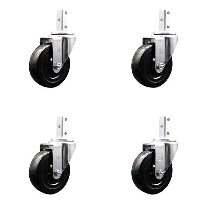 Hard Rubber Casters
