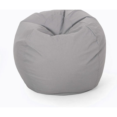 Chrisholm Light Grey Bean Bag (25 In. X 34 In. X 34 In.)