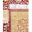 Tapis mauve en laine noué à la main de conception unique 6 pi 2 po x 9 pi 4 po Hayner