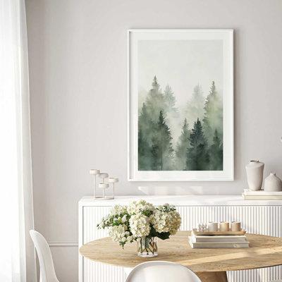 «Foggy Morning Woodland III»