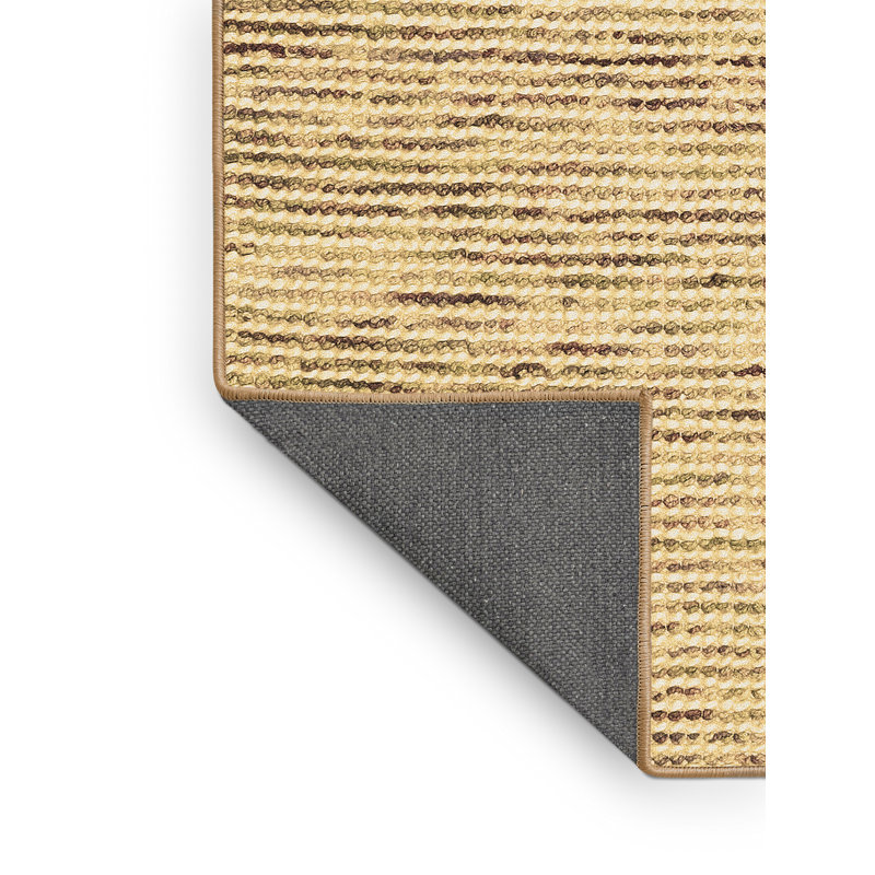 Tapis en laine / polyester tissé à la machine Southwestern en brun / gris, Tapis de couloir 2 pi x 5 pi