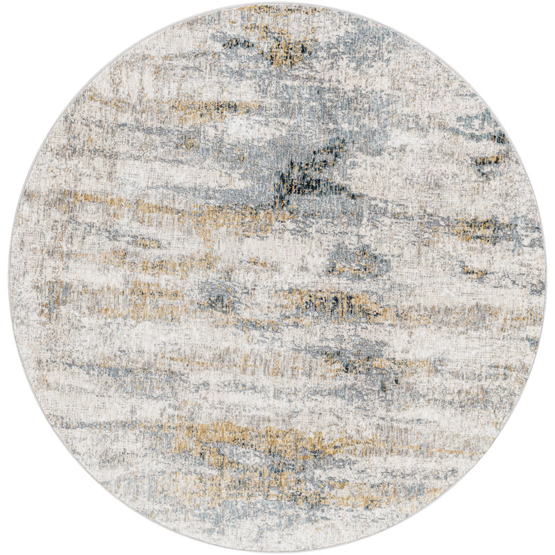 Addisyn Abstract Indoor Rug, Round 7'10"