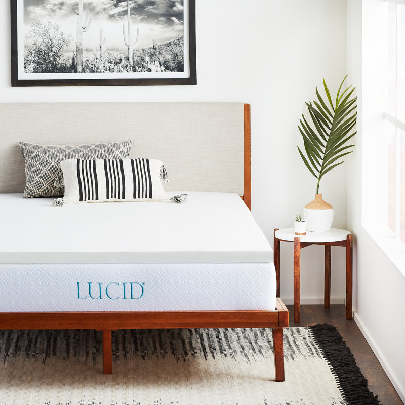 2" Mattress Topper, Ventilated & Breathable Foam, Full / Double