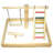Charonda One-of-a-Kind 14'' Wood Bird Play Gym for Table Top