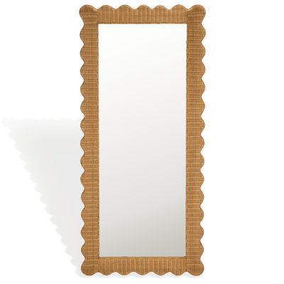 Cleckley Rattan 70 Inch Mirror