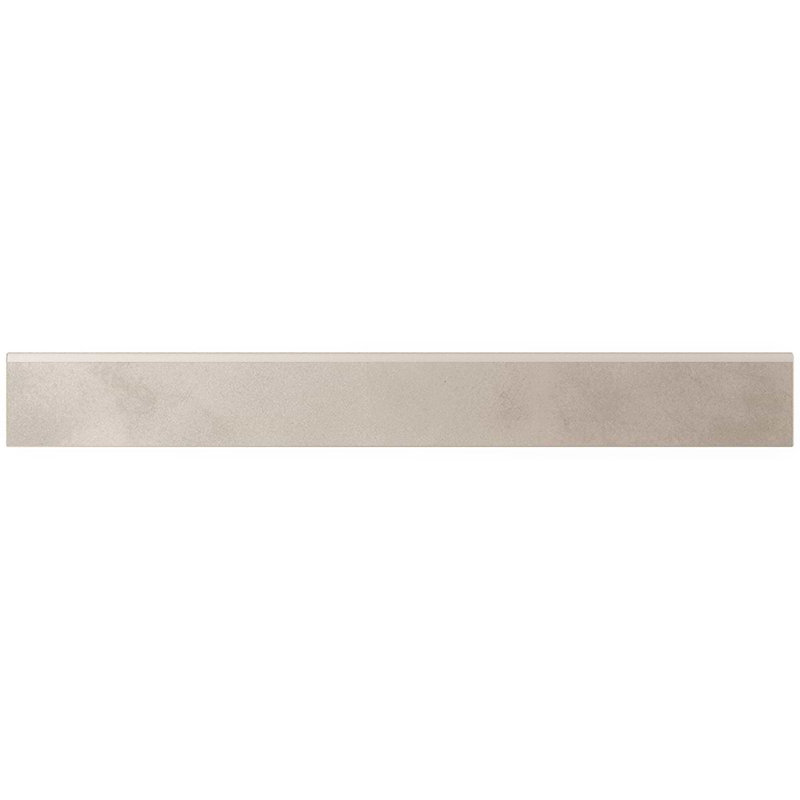 Clay 3X32 Matte Porcelain Bullnose, Trust Gray