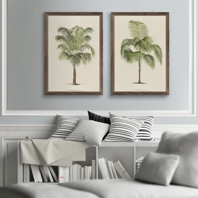 " Les Palmiers I " by Vincent Van Gogh 2 - Pieces