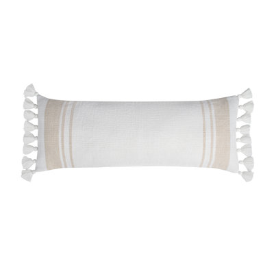 Newport Tassels Reversible Throw Pillow