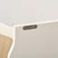 Gann 129.5cm H x 12.5cm W Particle Board Bookcase