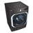 LG Mega Capacity Smart Wi-Fi Enabled Front Load Electric Dryer with TurboSteam and Built-In Intelligence, Smooth Black, 9.0 cu. ft.