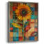 Impression encadrée FLORAL Series CDLxxix - bois massif-1382103168