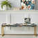 Upholstered Gold Bench