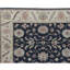 Tapis noir et beige de haute qualité noué à la main Ziegler