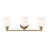 Abarca 3-Light Dimmable Vanity Light in Brass-1061175820