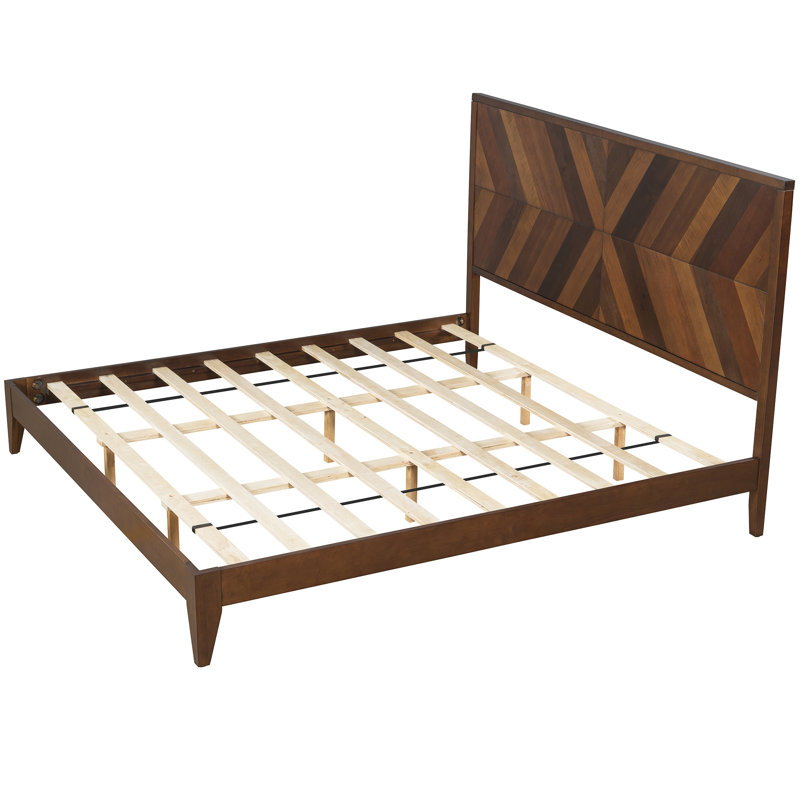 Lit plateforme Mid-Century moderne - très grand