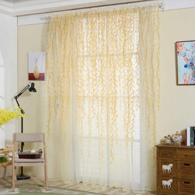 Altino Semi Sheer Curtain Single Panel