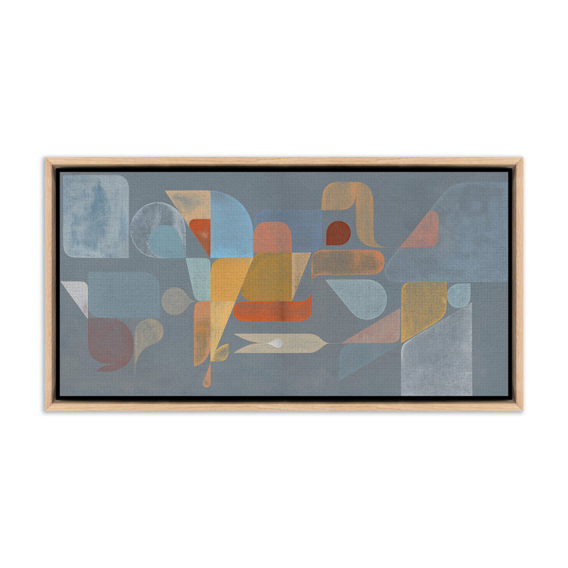Estas Libre by Greg Gove, Light Brown Canvas Floater Framed, 25" H x 48" W x 2" D